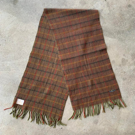 Vivienne Westwood Check Pattern Scarf